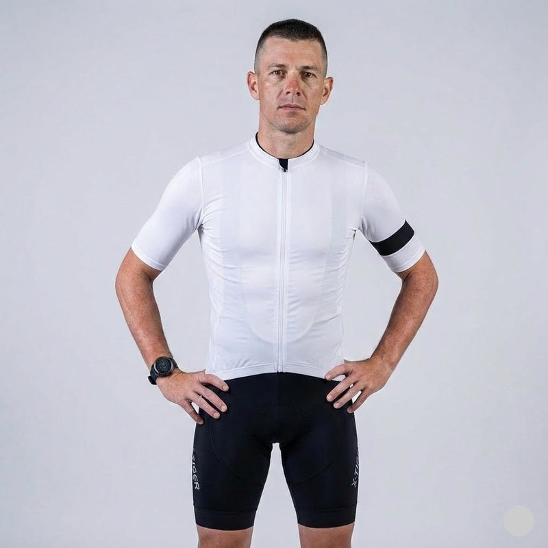 Roupa para ciclismo Masculina Branca