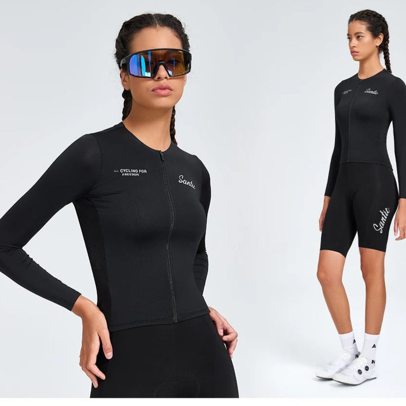 Camisa de Ciclismo Feminina Santic