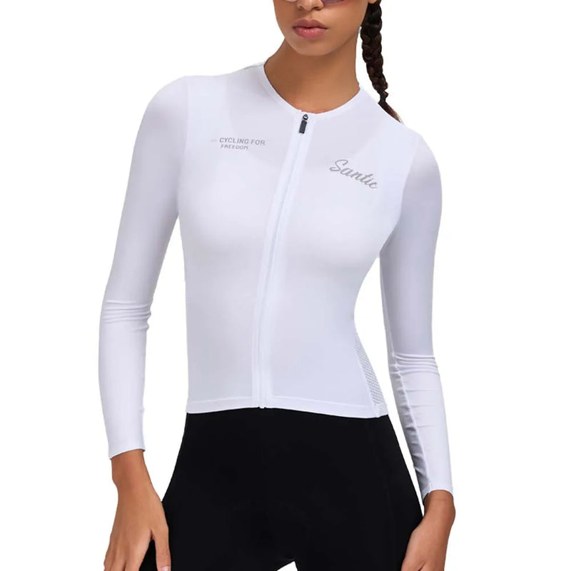 Camisa de Ciclismo Feminina Santic
