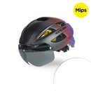 Capacete de Ciclismo Aero XXL Cinza Cyber vista frontal