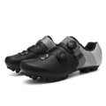 Sapatilha MTB Pro Fit cinza com solado firme e design carbono