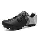 Sapatilha MTB Pro Fit cinza com sistema profissional de ajuste