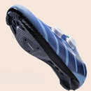 Sapatilha de ciclismo azul com ajuste moderno para estrada
