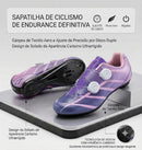 Sapatilha speed purple com design de carbono no solado