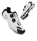 Sapatilha para MTB Cycling Branca com fecho estilo BOA