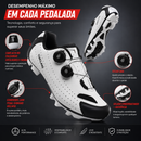 Sapatilha para mountain bike branca com boa aderência