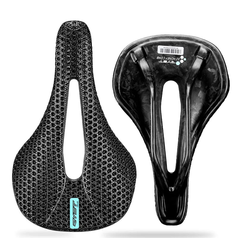 Selim 3D Ryet Carbon X6P-3D com base em carbono integral para ciclismo