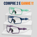 Óculos fotocromáticos unissex para ciclismo com lentes que se adaptam à luz