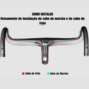 Guidão Integrado de Carbono Jawbone