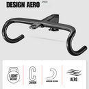 Guidão Integrado de Carbono Jawbone