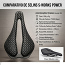  Estrutura inferior em nylon do selim S-Works 3D