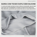 Bermuda de Ciclismo Ride Cinza detalhe da modelagem esportiva