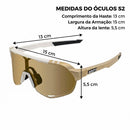 Kit completo óculos 100% S2 com estojo e acessórios