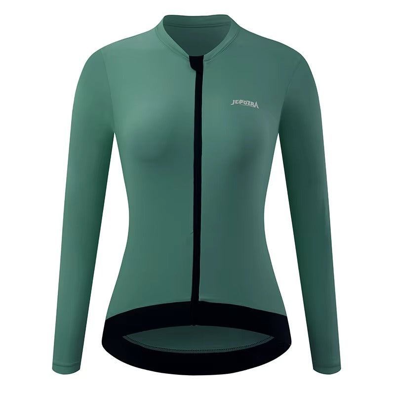 Camisa de Ciclismo Feminina Manga Longa Bella