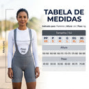 Bretelle de Ciclismo Feminino Preto