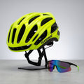 Capacete de Ciclismo + Óculos