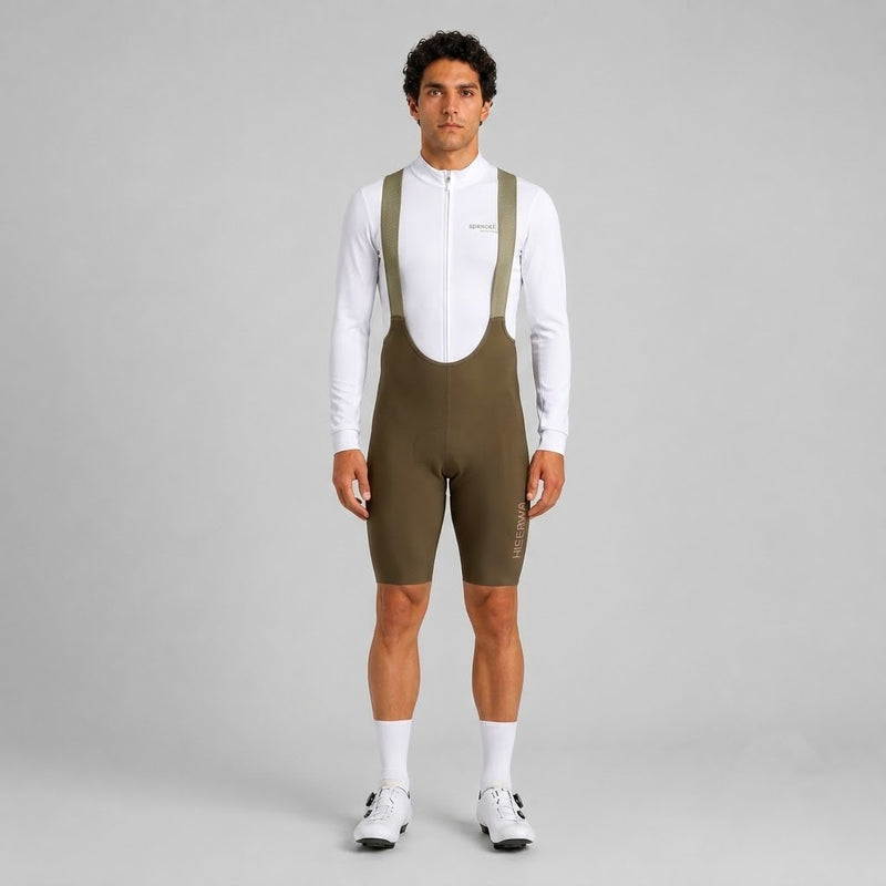Bretelle Masculino Hise Brown para ciclismo de longa distância