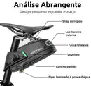 Interior da bolsa de selim RockBros 1L e 1,5L para bike