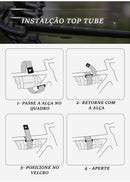 Bolsa Multiuso Bag Tool em uso durante pedal MTB