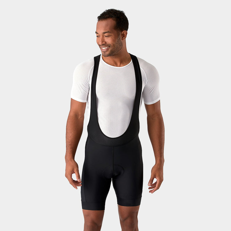 Bretelle Premium EVO1 ciclismo vista frontal com forro Confort Gel