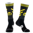 Meia Pro Racing flat dots 3D para retorno venoso