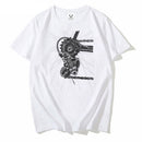 Camisa Casual Ciclismo detalhe da estampa serigrafia manual