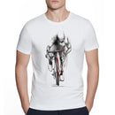 Camisa Casual Ciclismo cor cinza tamanho M unissex